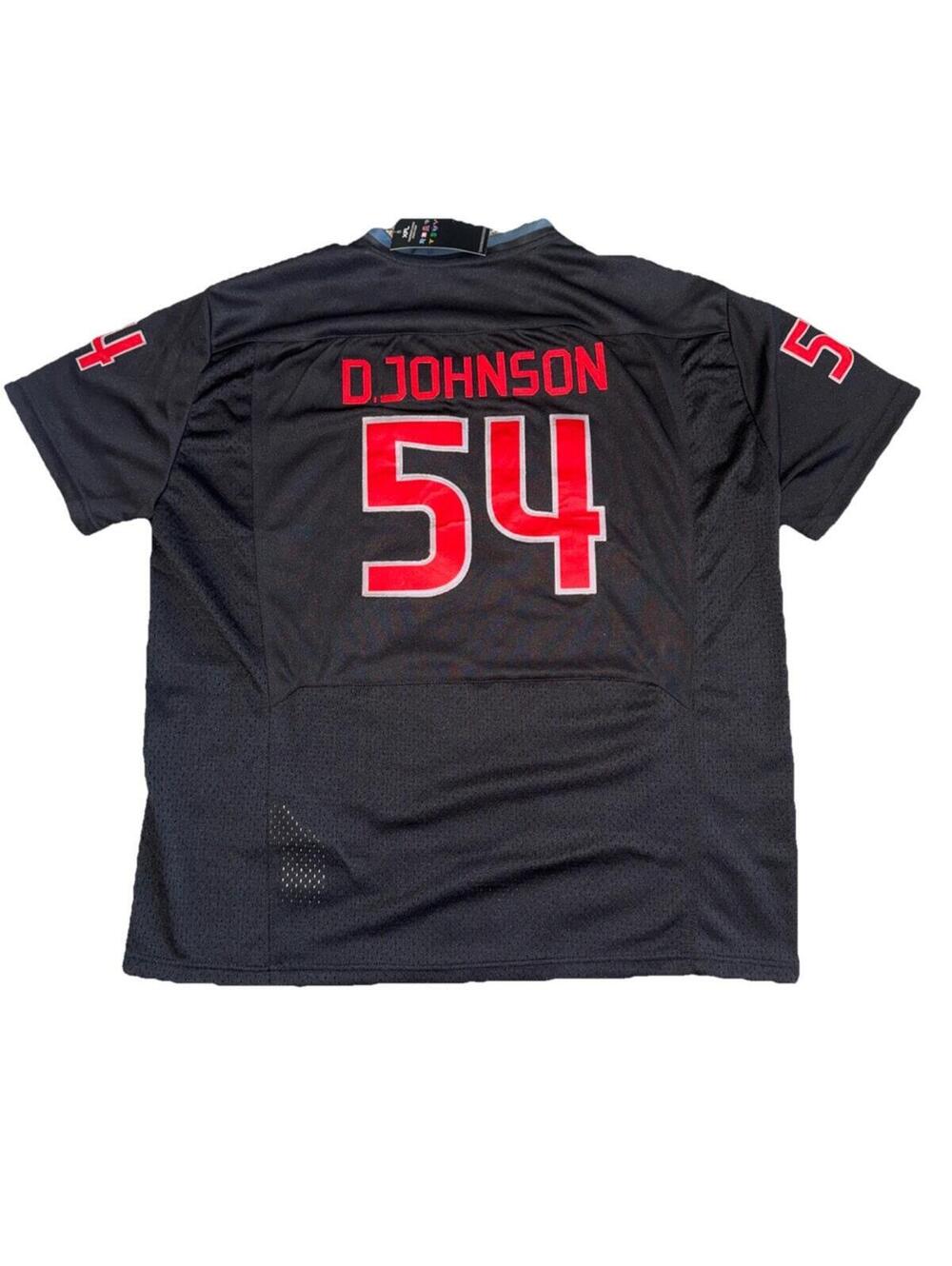 Las Vegas Vipers XFL Dwayne the Rock Johnson #54 Football Jersey $179.99 Men L - Picture 4 of 4